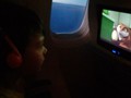If the kids were unsure of airplanes the entertainment systems made them sure.