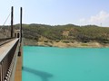 Embalse de Francisco Abellan, a reservoir with the familiar colors of some lakes in the American West.