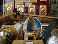 Religious items were for sale in many shops around church-filled Toledo.
