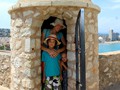 At the Castillo we found classic Spanish fort architecture, familair to us from ports in the Gulf and Caribbean.