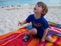 Andrew enjoying life on Key West's Taylor Beach.