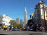San Francisco's Columbus Street separates Chinatown from the Italian Quarter.
