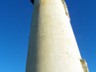 A closeup of the Yaquina Head lighthouse.