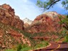 The winding scenic road through Zion's southern reaches.