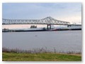 The I-10 bridge over the Mississippi River.