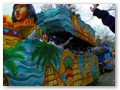 Iris got a lot of attention from our neighbors on the route, fans of Thoth, for this float.