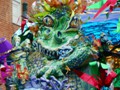 The Mid-City gator of death: a work of art, not just a float.