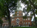 The postcard shot of America's birthplace: Independence Hall.