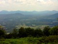 The Blue Ridge Mountains, as seen from Shenandoah NP in Virginia.