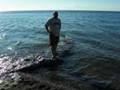 Scott on the shores of Lake Superior.