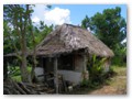 A home in the Mayan village of Chacchoben.