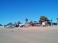 Kiki's campground on the beach, our not peaceful San Felipe base.
