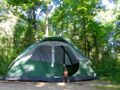 Camping at Mirror Lake SP near Wisconsin Dells.