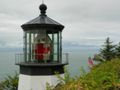 The Cape Meares lighthouse west of Tillamook.