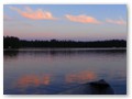 Sunset on Plum Lake.